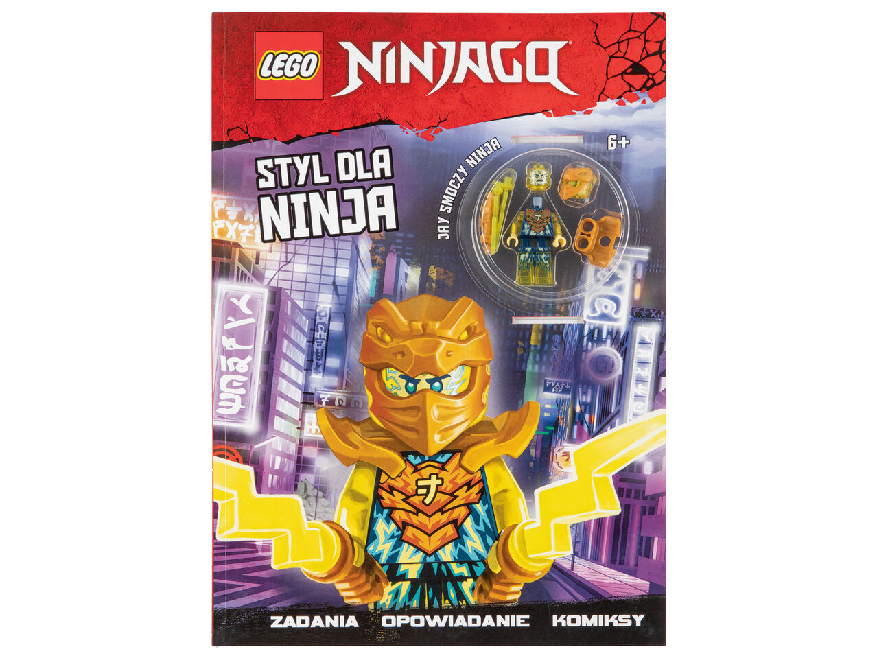 LEGO NINJAGO® Książka z figurką , cena 19,99 PLN