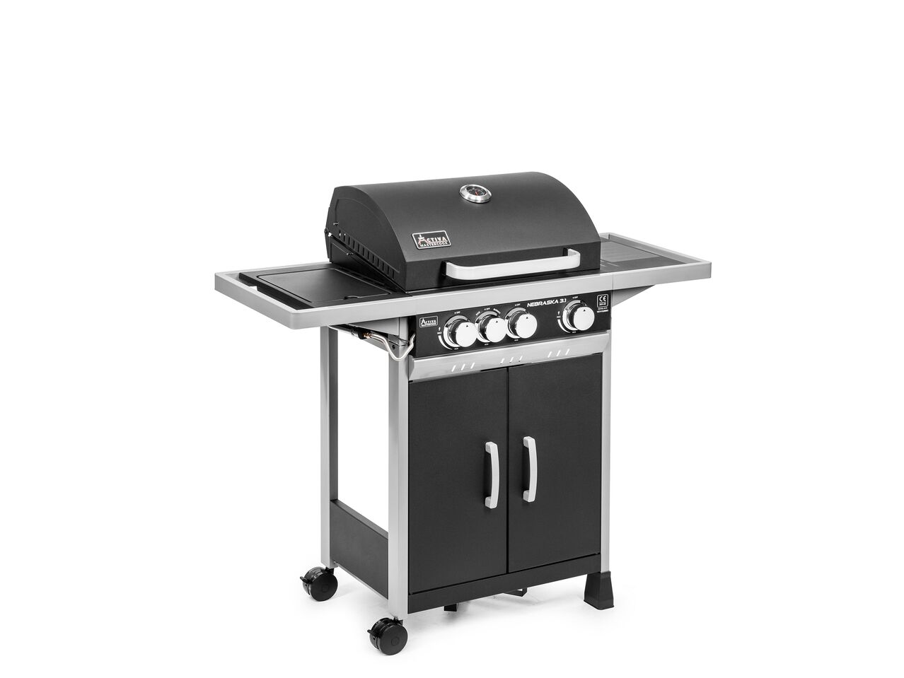 ACTIVA MASTERCOOK Grill gazowy Nebraska 3 + 1 , cena 1199 PLN 
ACTIVA MASTERCOOK ...