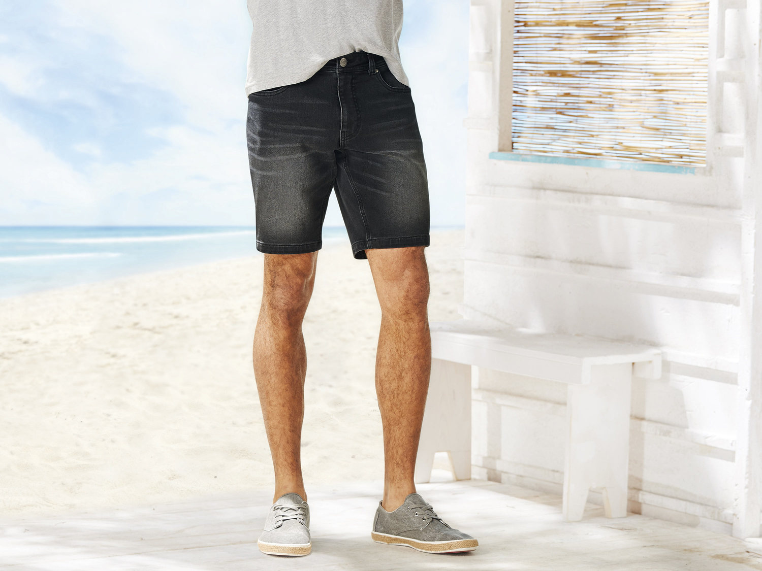 Bermudy jeansowe Livergy, cena 34,99 PLN
- rozmiary: 46-58
- Oeko-Tex Standard ...