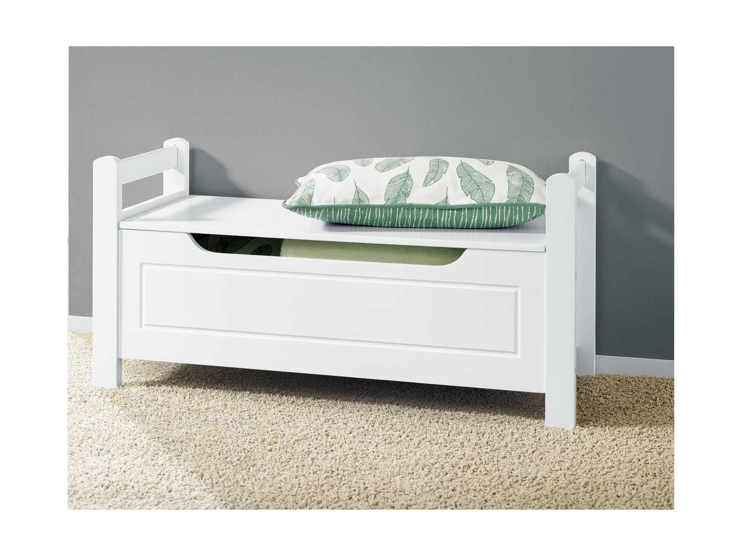Ławka-skrzynia Livarno Living, cena 149,00 PLN
- wymiary: 88 x 43 x 38 cm (dł. ...