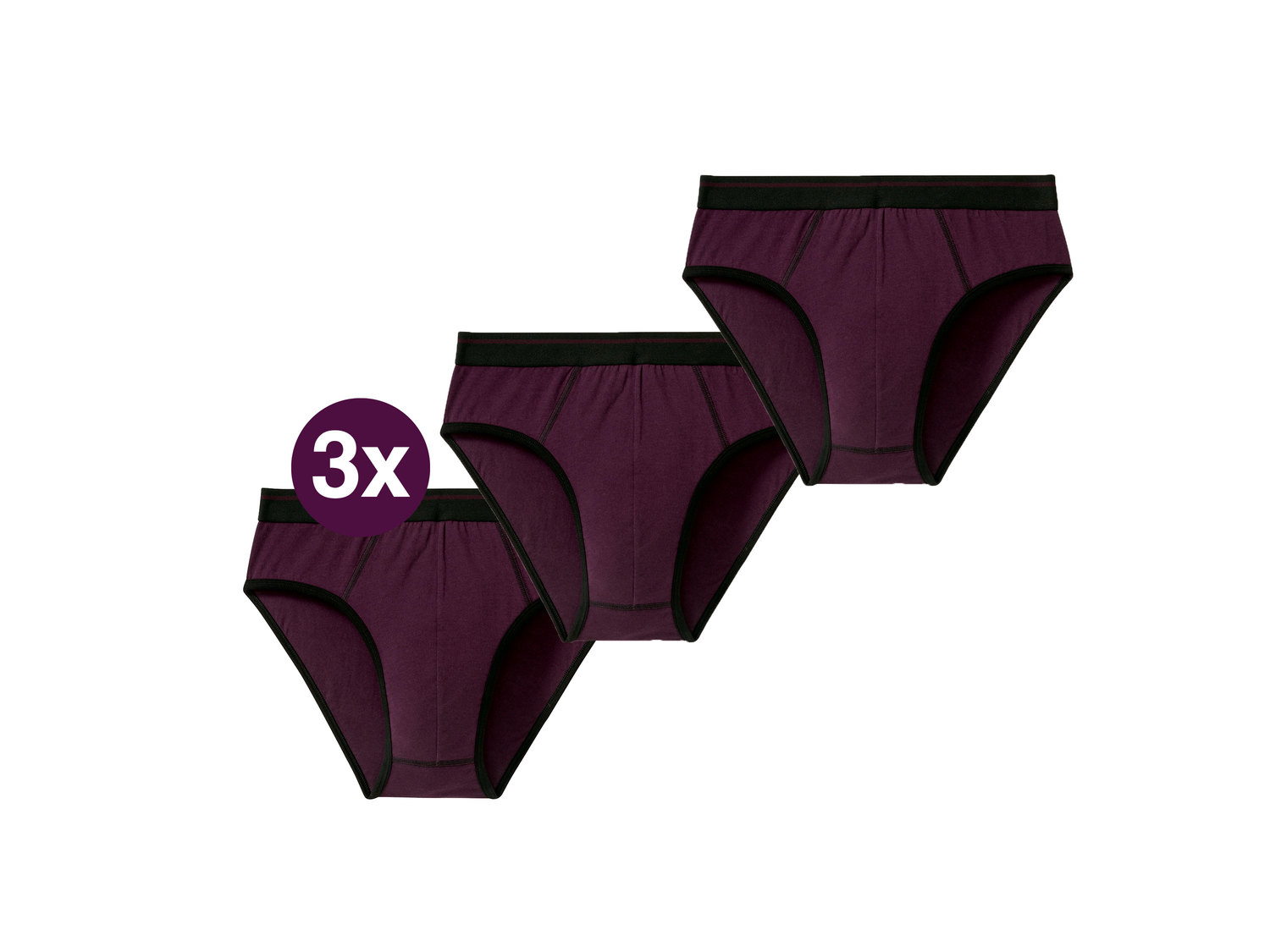 Slipy z biobawełny, 3 pary Livergy, cena 21,99 PLN 
- rozmiary: M-XL
- 95% biobawełny, ...