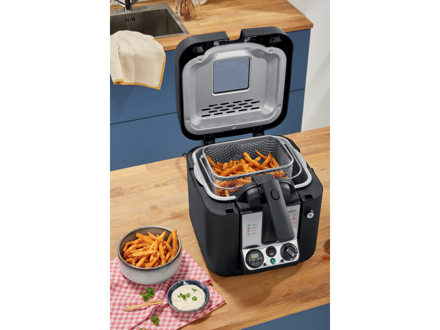 Frytkownica ze strefą zimna 2800 W Silvercrest Kitchen Tools, cena 169,00 PLN
- ...