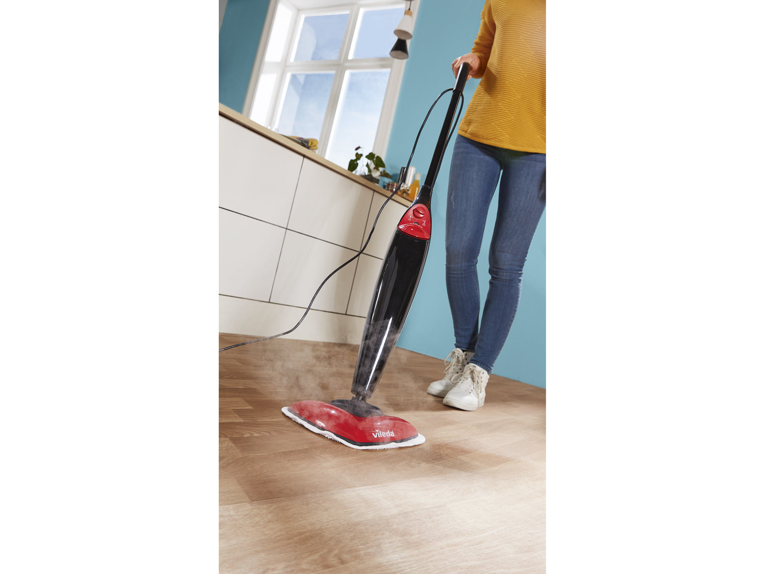 VILEDA Mop parowy 1550 W Vileda, cena 199,00 PLN
Czyszczenie bez detergentów ...