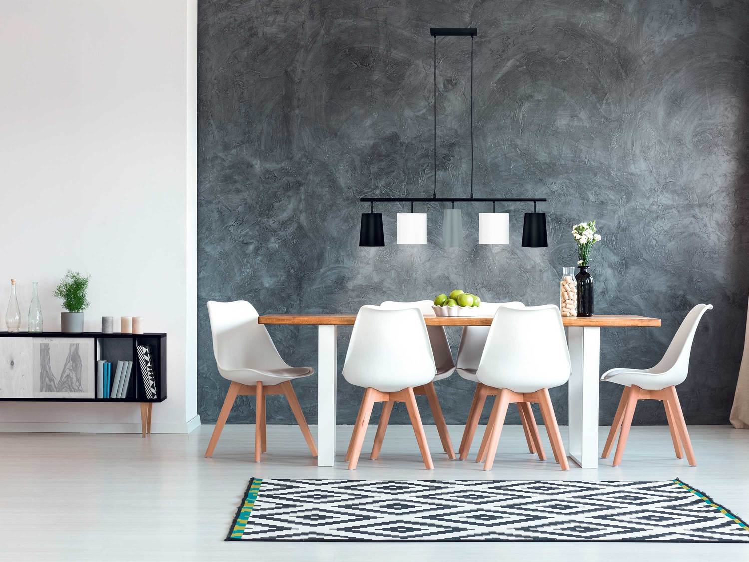 Lampa wisząca LED* Livarno Lux, cena 149,00 PLN
- 5 punktów świetlnych z tekstylnymi ...