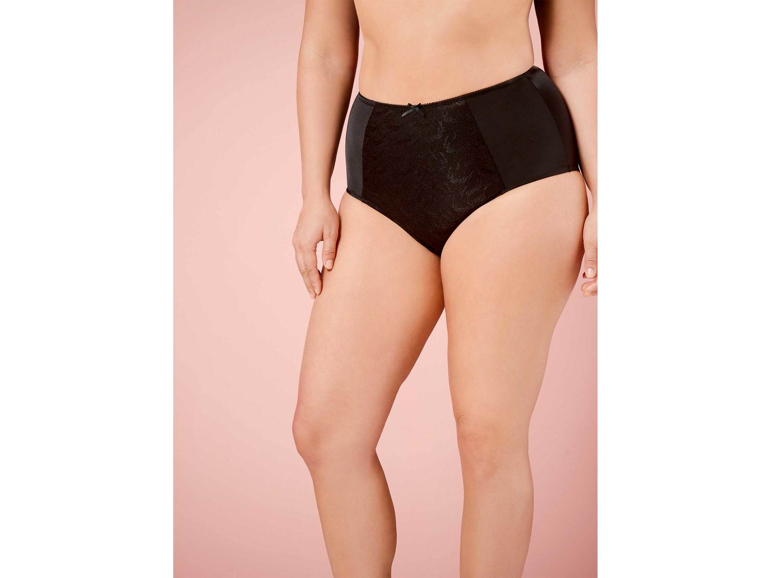 Majtki XXL Esmara Lingerie, cena 14,99 PLN
- wysoki stan
- delikatnie modelujące
- ...