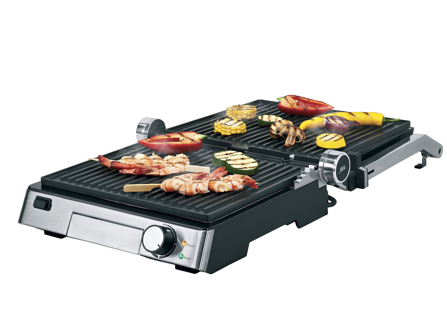 Grill kontaktowy 2000 W , cena 179,00 PLN
3 w 1:
- grill kontaktowy
- opiekacz ...