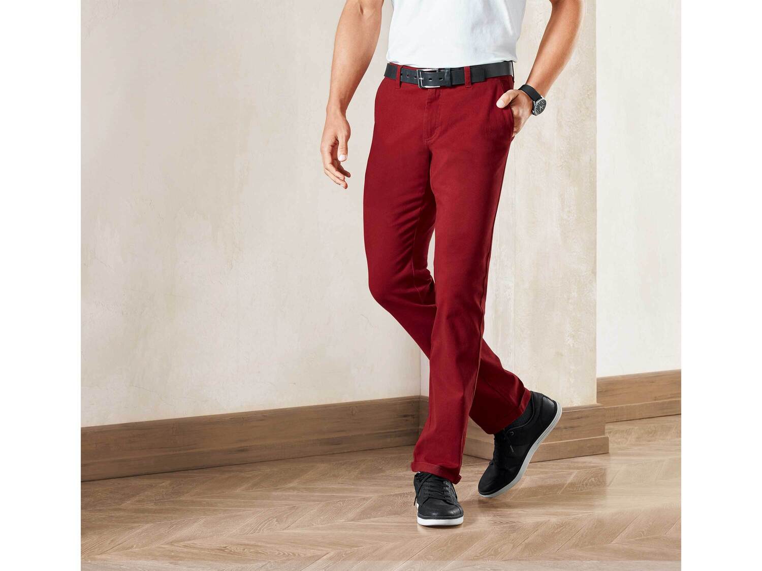 Spodnie chino Livergy, cena 44,99 PLN
- 98% bawełny, 2% elastanu (LYCRA®)
- ...