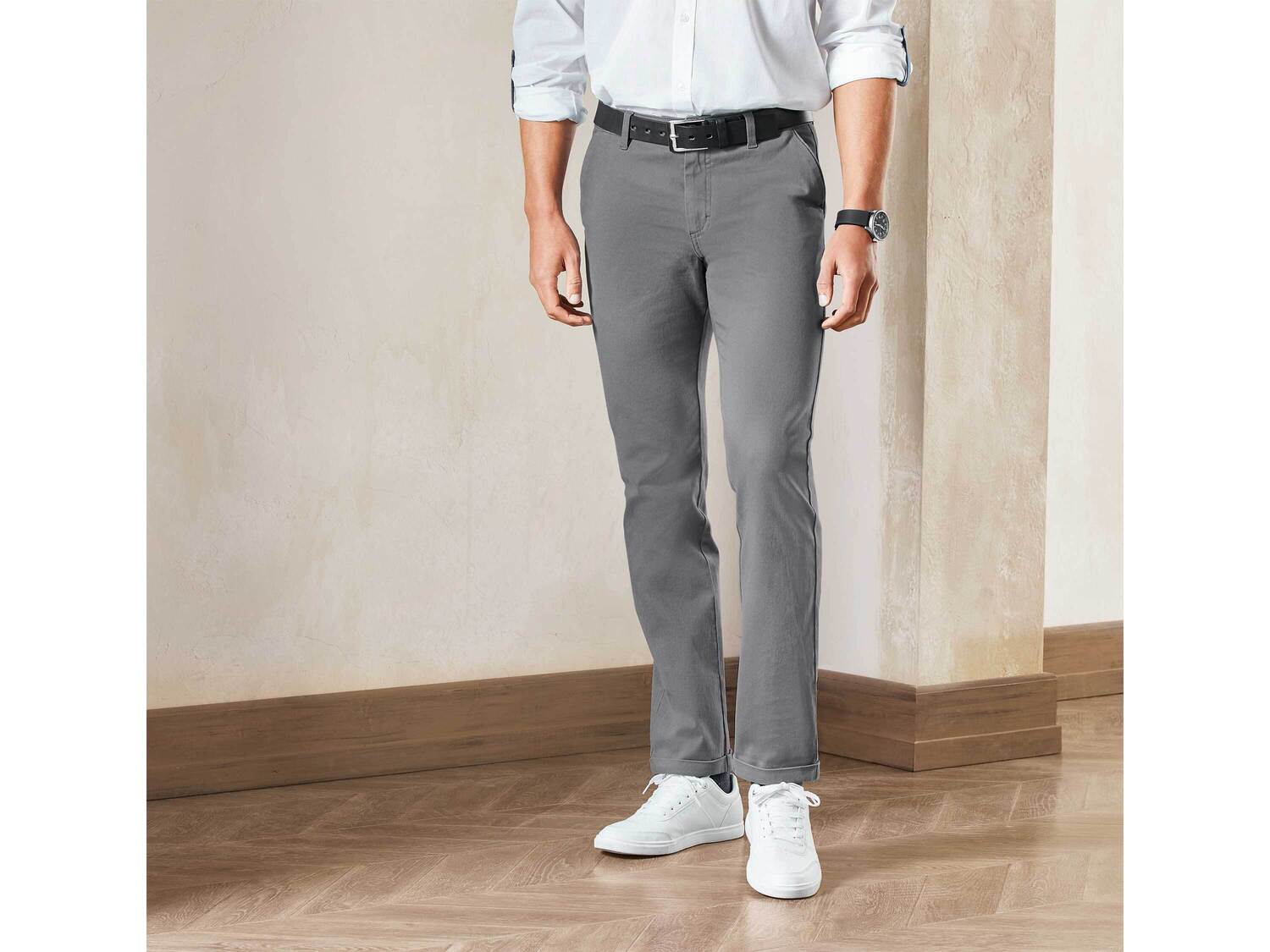 Spodnie chino Livergy, cena 44,99 PLN
- 98% bawełny, 2% elastanu (LYCRA®)
- ...