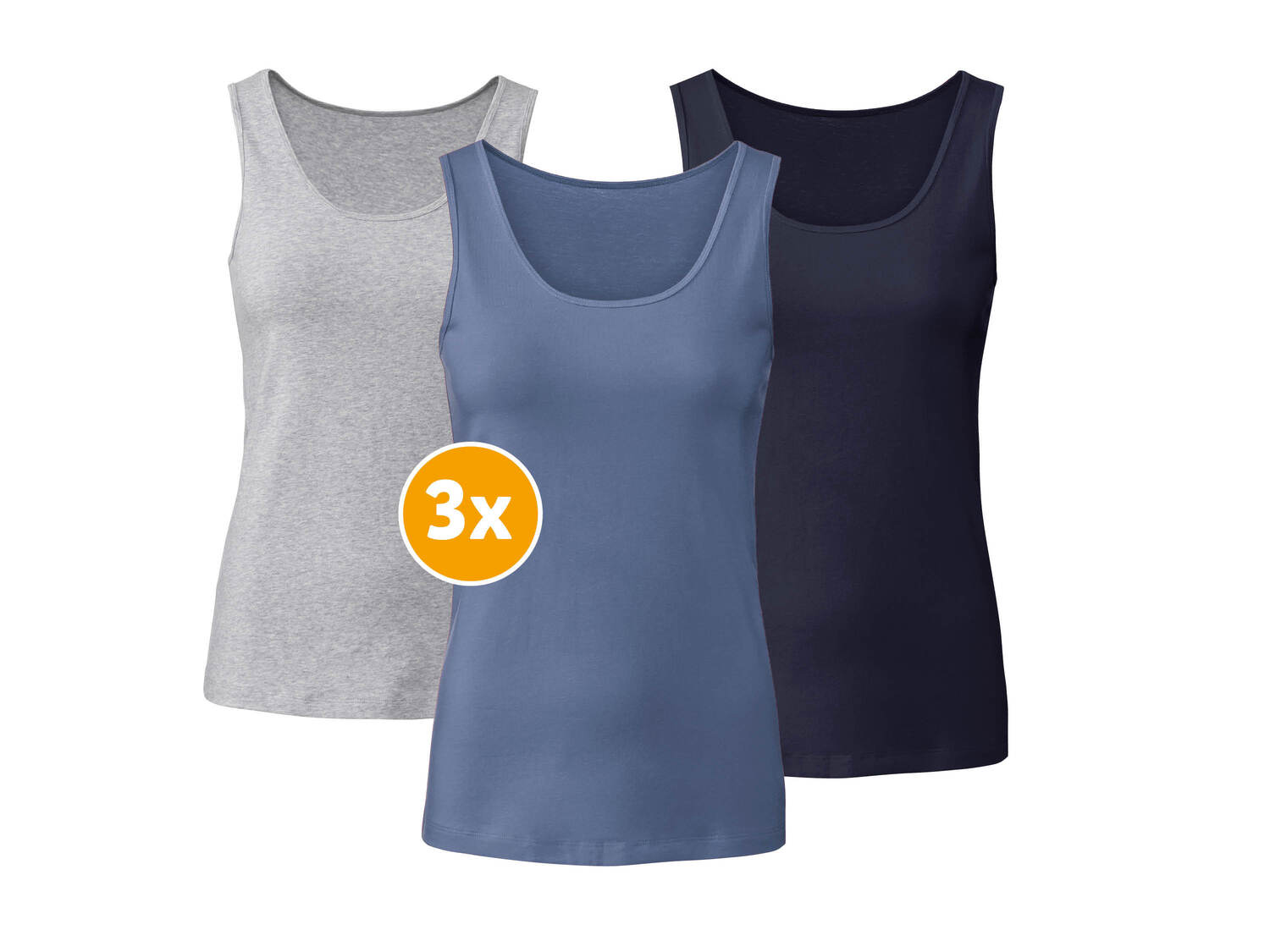 Podkoszulki, 3 szt.* Esmara Lingerie, cena 9,99 PLN
*Artykuł dostępny wyłącznie ...