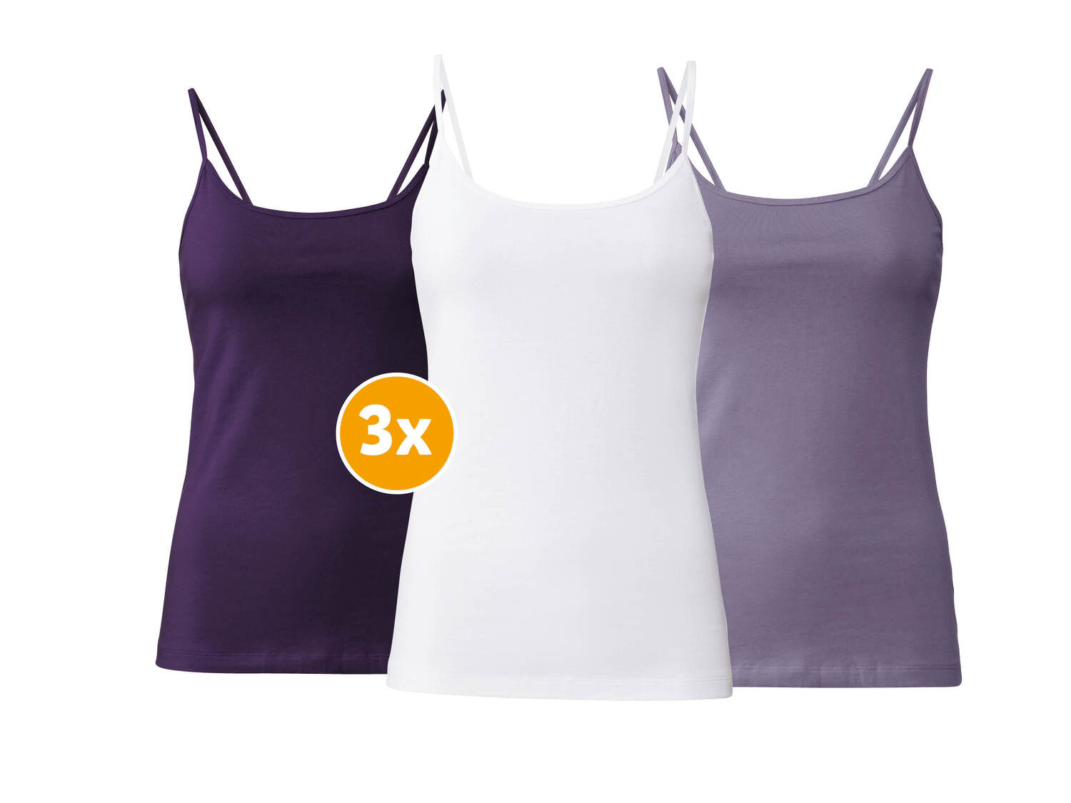 Podkoszulki na ramiączkach, 3 szt.* Esmara Lingerie, cena 9,99 PLN
*Artykuł ...