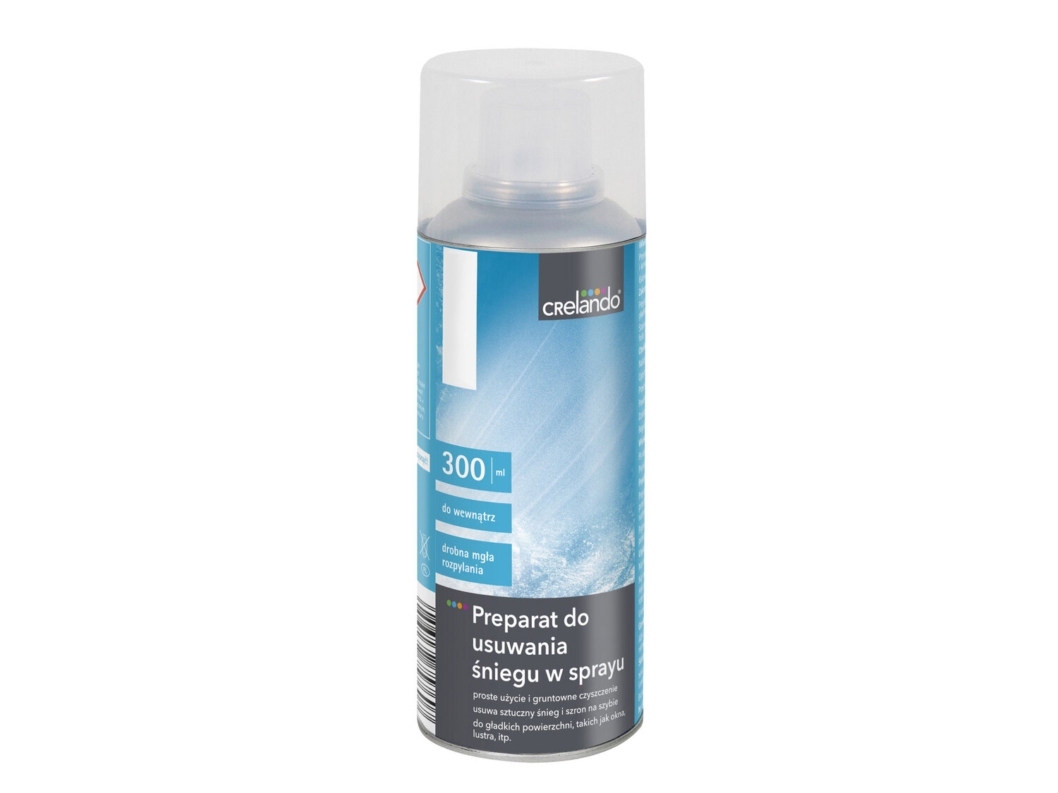 Śnieg w sprayu Crelando, cena 14,99 PLN
3 rodzaje do wyboru
- 400 ml/1 opak.
- ...