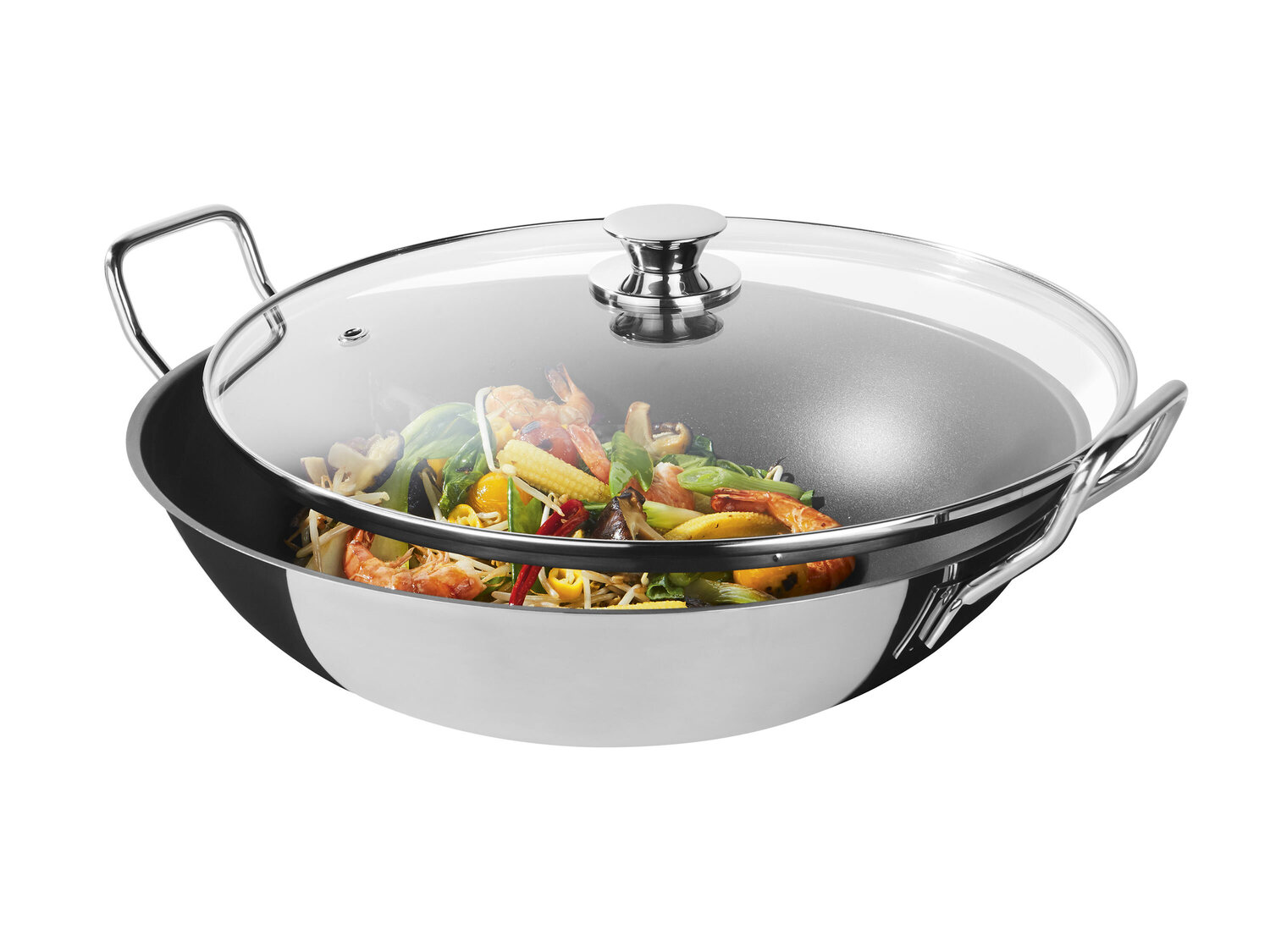 Patelnia wok ze stali szlachetnej Ø 36 cm Ernesto, cena 149,00 PLN
- odpora na ...