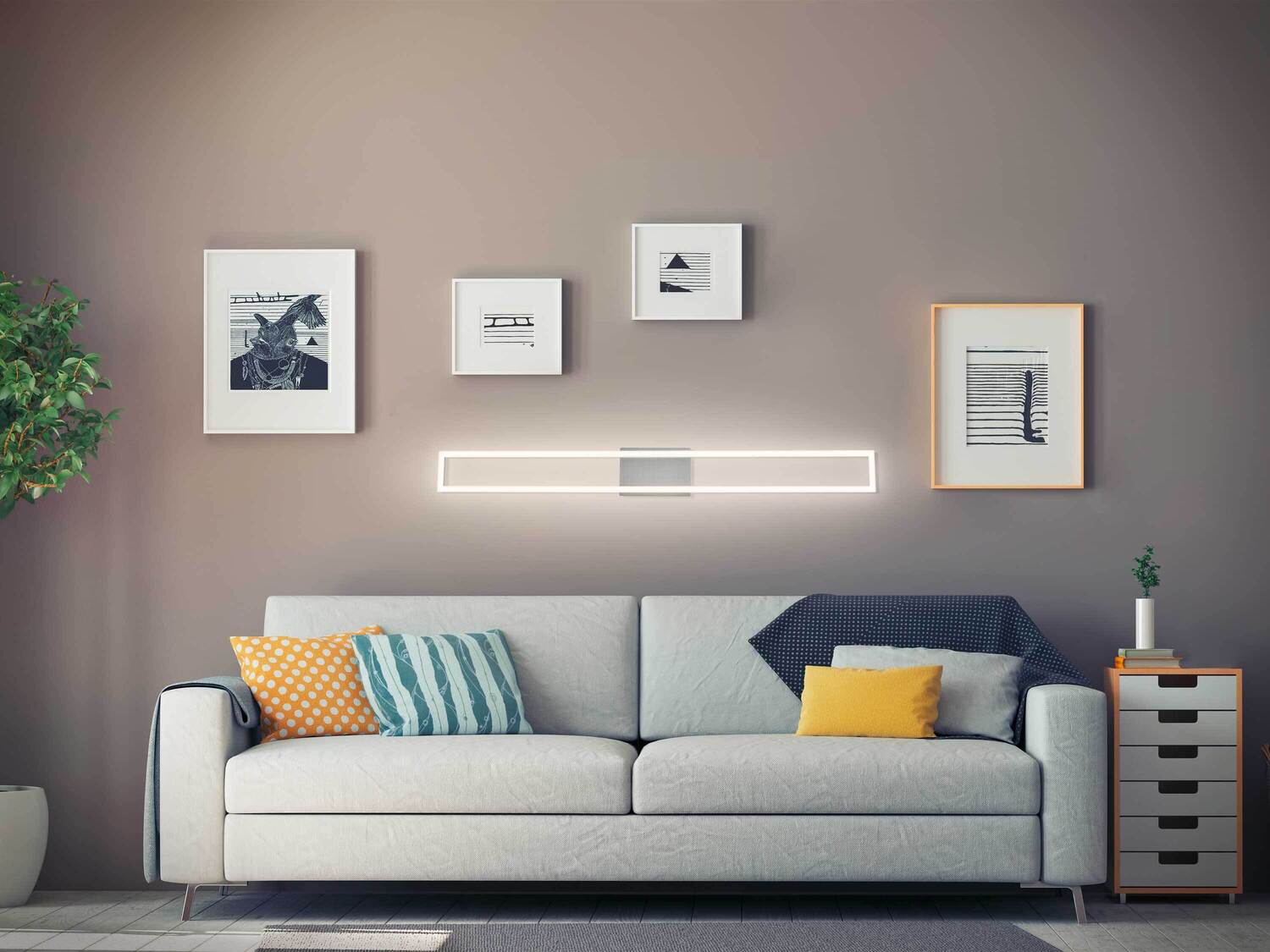 Lampa LED Livarno, cena 129,00 PLN
- do montażu na ścianie lub sufcie
- barwa ...