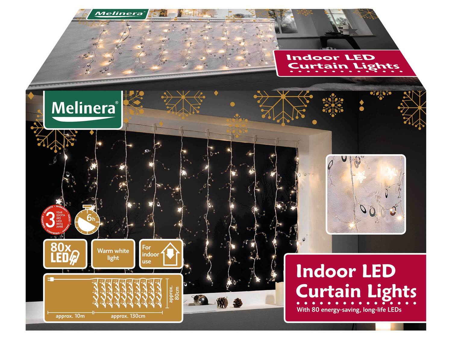 Dekoracja świetlna LED z timerem , cena 64,90 PLN
3 wzory
- 130 x 80 cm (szer. ...