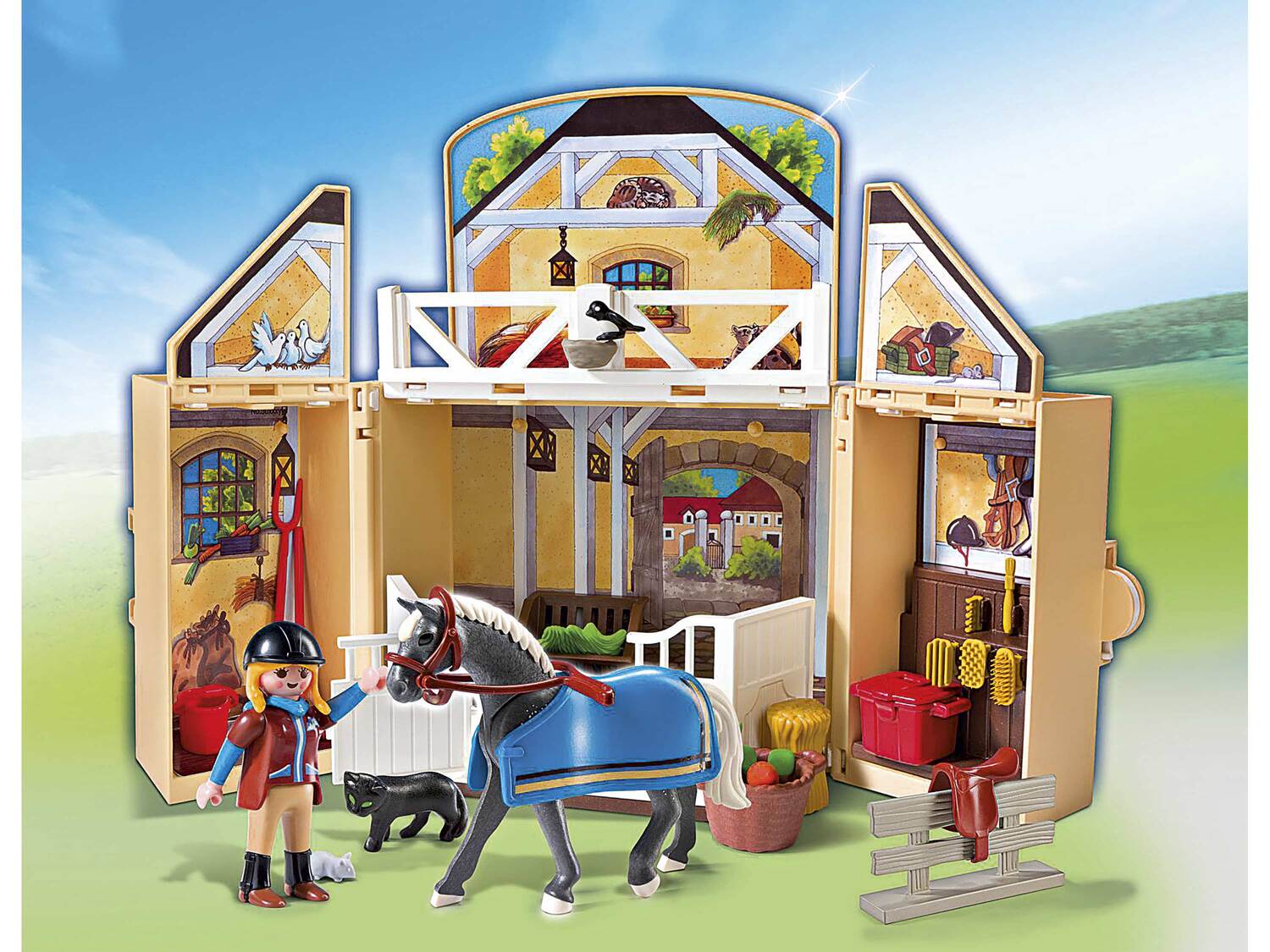 Zestaw klocków z figurkami Playmobil, cena 79,90 PLN
Opis
- 4+