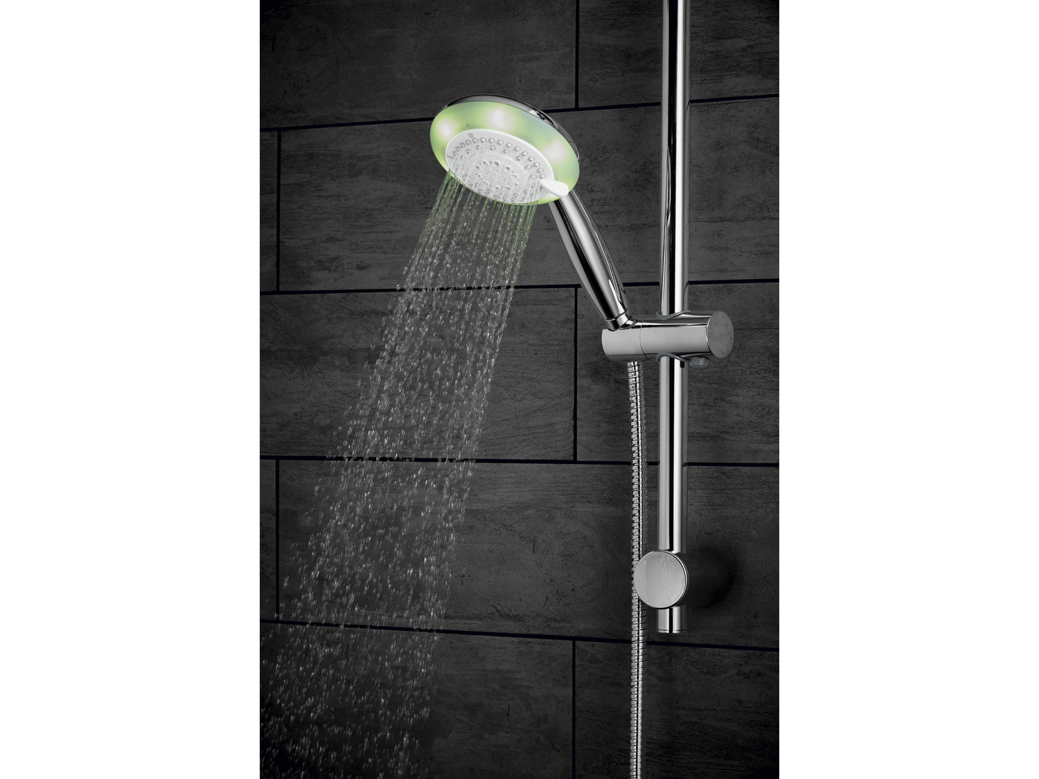 Słuchawka prysznicowa LED Miomare, cena 34,99 PLN
- 6 diod LED
- wbudowany czujnik ...