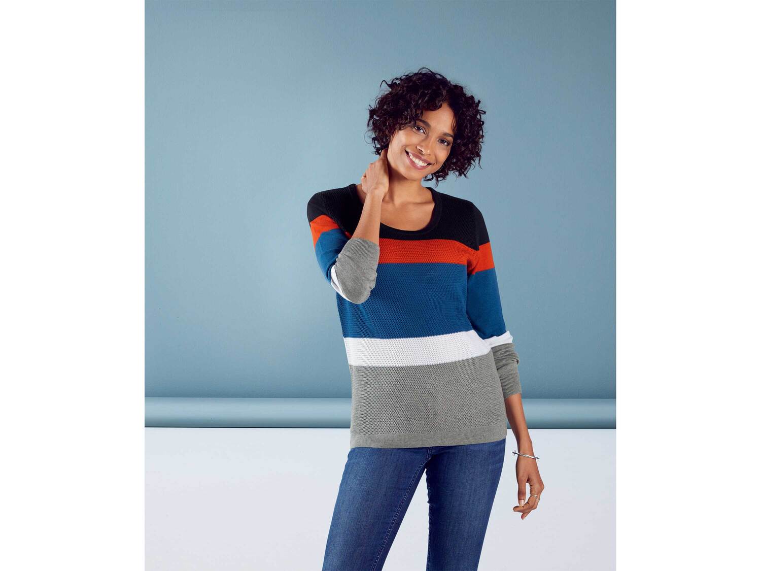 Sweter damski z bawełną Esmara, cena 33,00 PLN
- 60% bawełny, 40% wiskozy (LENZING™ ...