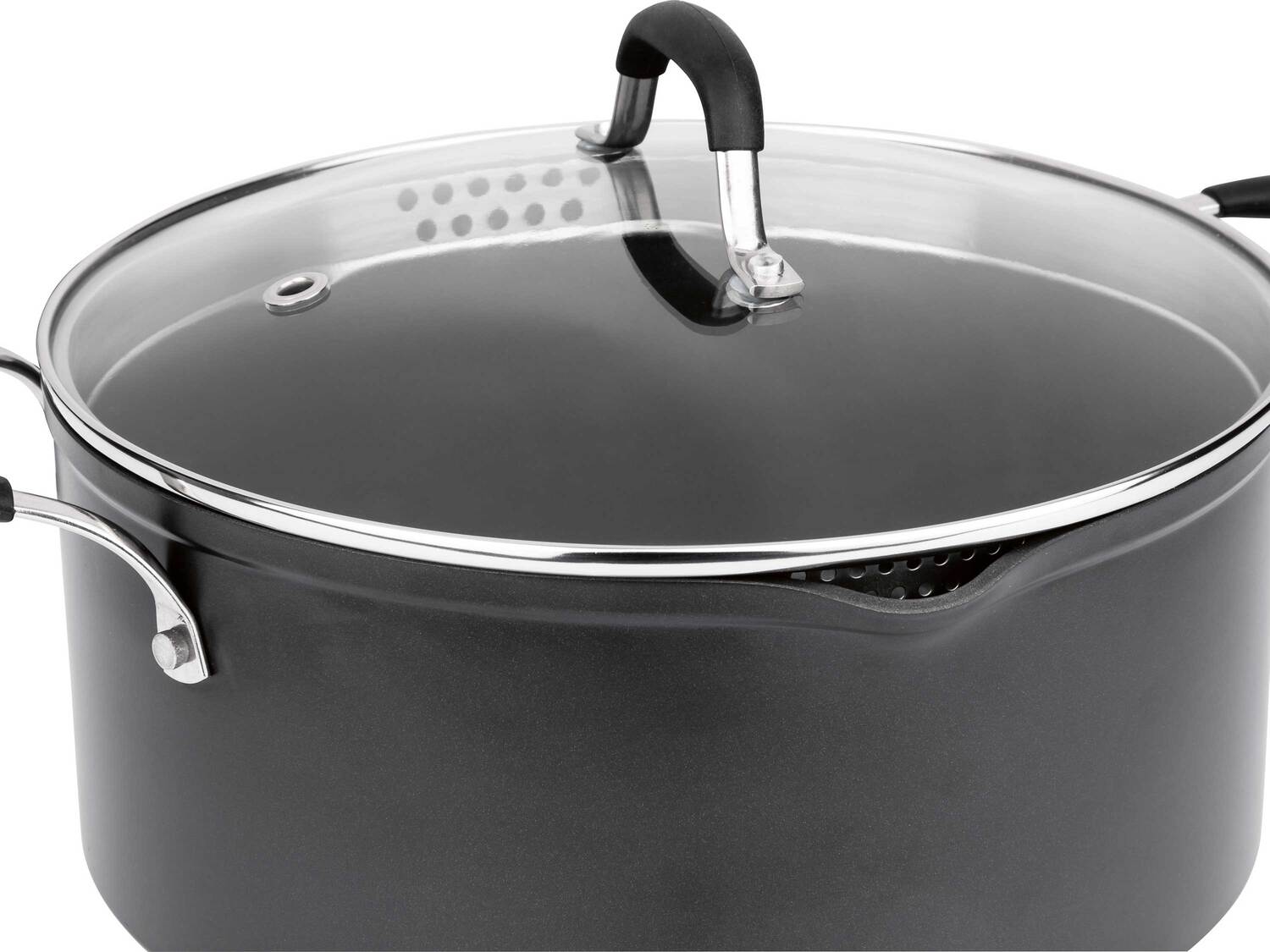 Garnek aluminiowy ø 28 cm Ernesto, cena 99,00 PLN
- tericznie izolowane uchwyty ...