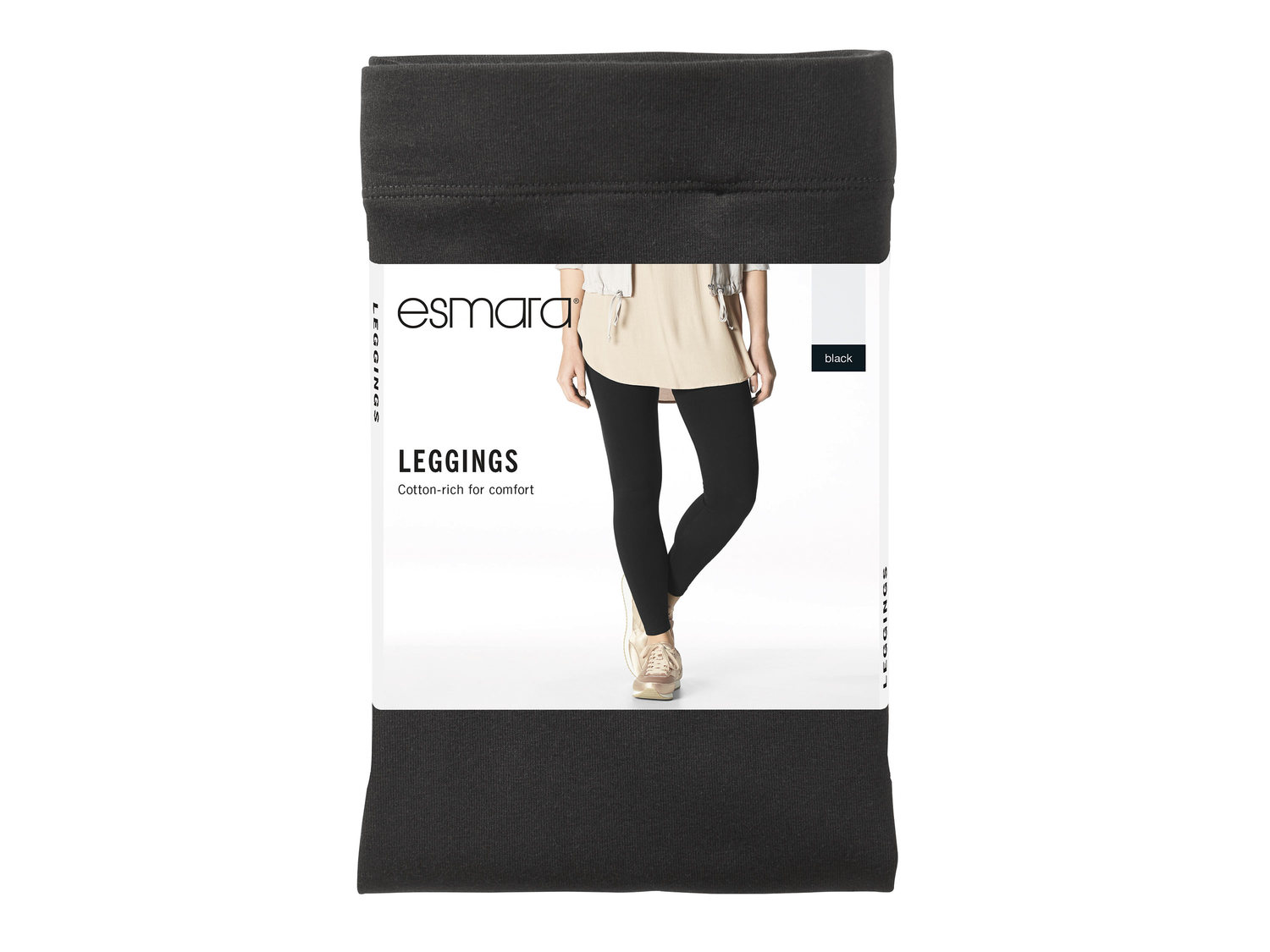 Legginsy Esmara, cena 17,99 PLN 
- 95% bawełny, 5% elastanu
- rozmiary: XS-L
- ...