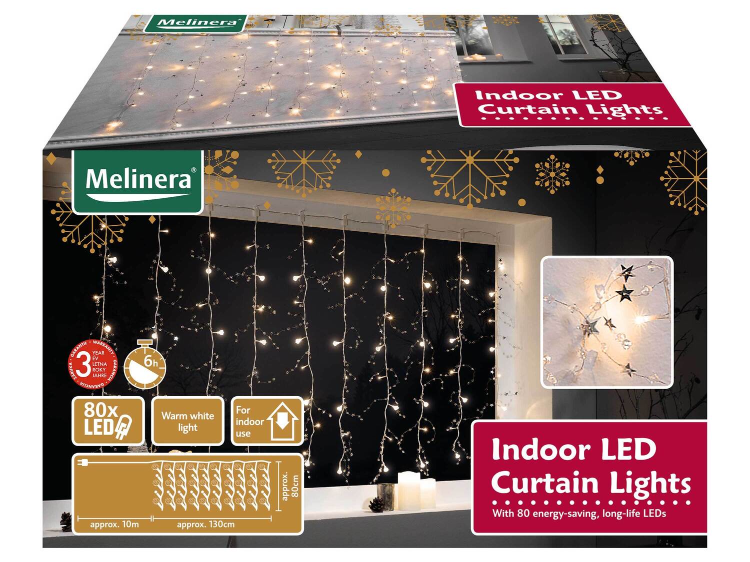 Dekoracja świetlna LED z timerem , cena 64,90 PLN
3 wzory
- 130 x 80 cm (szer. ...