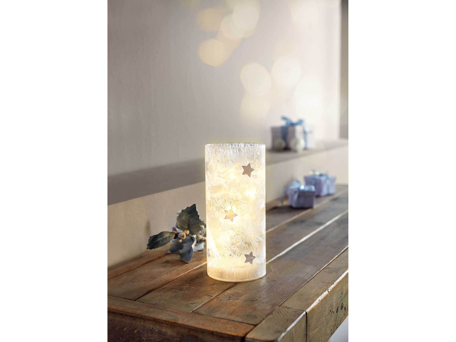 Lampka ozdobna LED Melinera, cena 19,99 PLN
4 wzory
- bezprzewodowa, zasilana ...