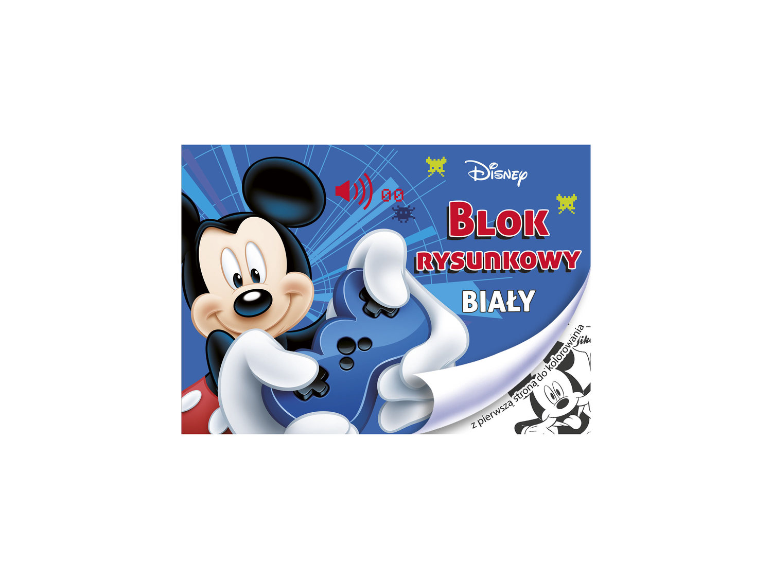 Blok A4 Disney rysunkowy, 20 kartek , cena 1,29 PLN
- kolorowanka na pierwszej stronie