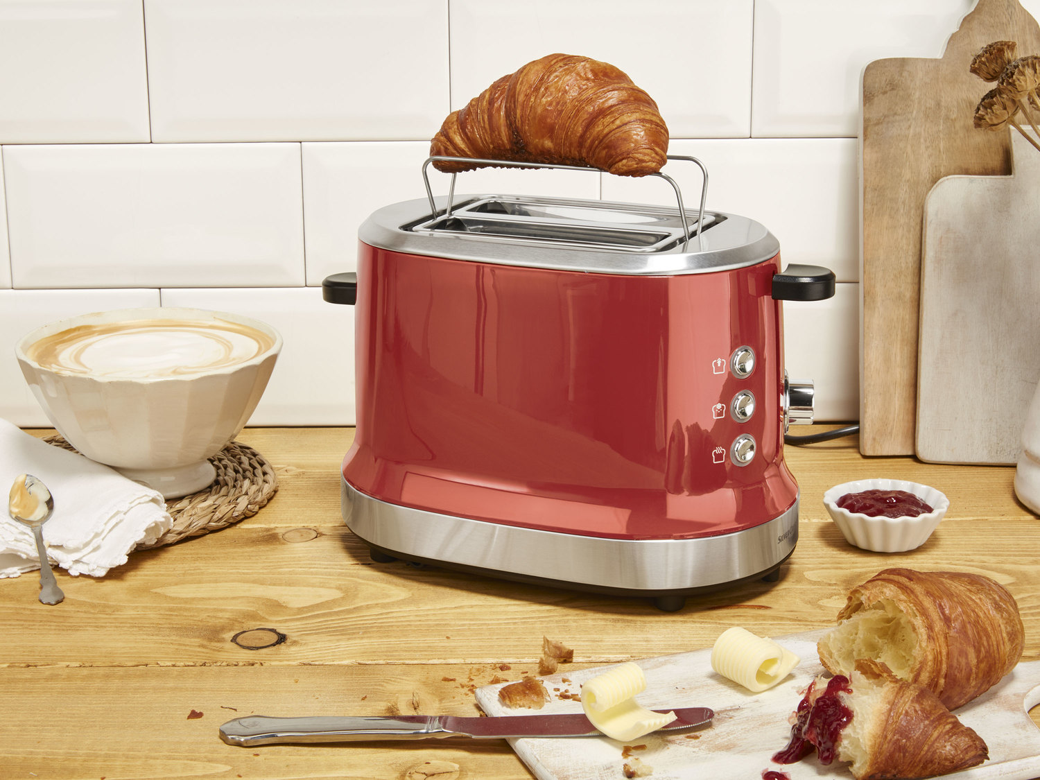 Toster 950 W Silvercrest Kitchen Tools, cena 69,90 PLN
- z nasadką do opiekania ...