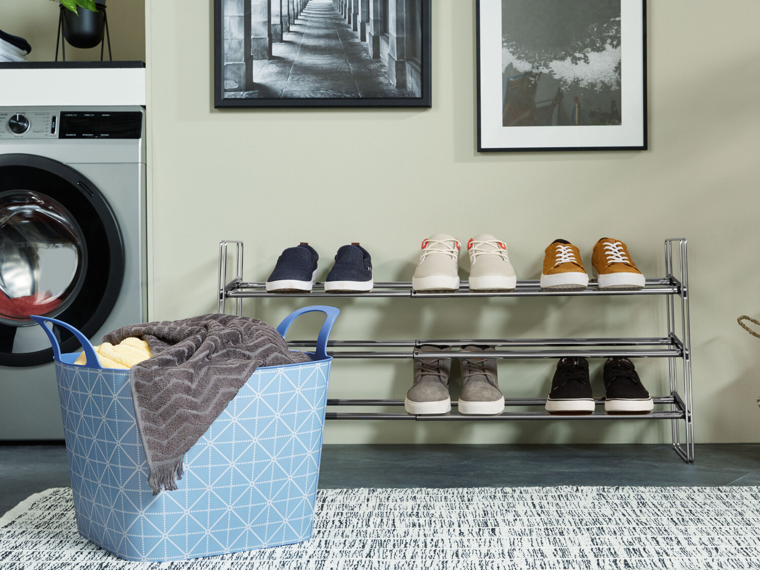 Rozsuwany regał na buty Livarno Living, cena 64,90 PLN
- z chromowanego metalu
- ...