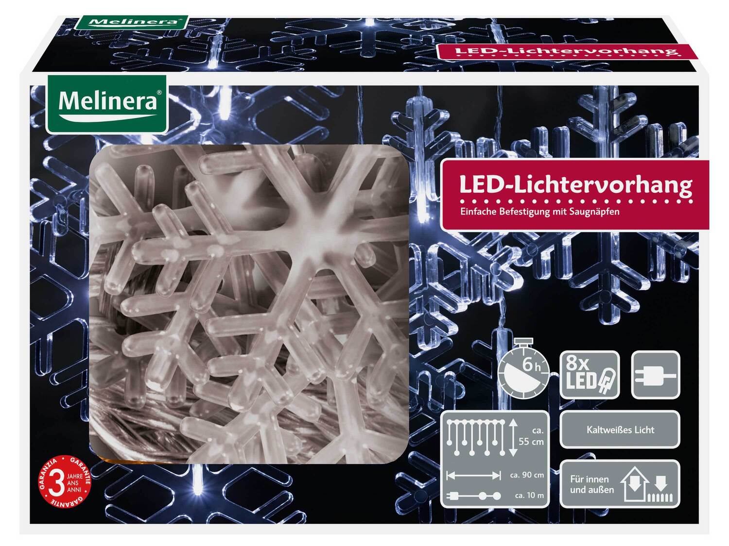 Łańcuch świetlny LED , cena 34,99 PLN
4 wzory
- 6-godz. timer z automatycznym ...